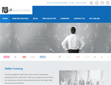 Tablet Screenshot of ifassociates.com